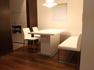 特注ダイニングテーブル　一本脚