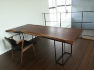 ウォールナット一枚板　旭川市　Z様