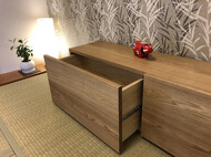 ナラ無垢テレビボード　福島県　K様