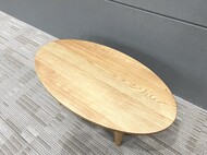 特注楕円テーブル / ナラ無垢