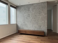 オリジナルテレビボード / ウォールナット薄突仕様